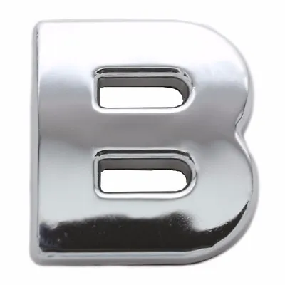 £3.74 • Buy Chrome 3D Self Adhesive Letter Number Car Badge Emblem Sticker For Home & Auto
