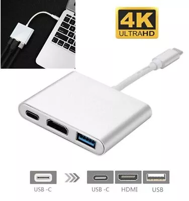 NEW USB Type C To HDMI HDTV TV Cable Adapter Converter For Macbook Android Phone • $6.69