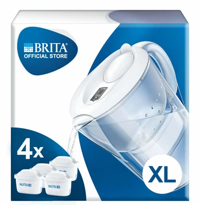 $66 • Buy BRITA Marella 3.5L XL Water Filter Jug + 4 MAXTRA+ Filter Refill Cartridge