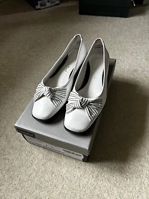 White Van Dal Shoes In A UK Size 4 EU 36.5 • £8