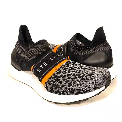 ADIDAS STELLA MCCARTNEY Womens UltraBoost 3D Knit Sneakers Black (MSRP $230) • $98.99