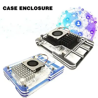 Transparent Clear Case Enclosure Box For Raspberry Pi 5 Case Enclosur Prof • $15.52