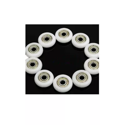 £7.18 • Buy 10pcs 5x23x7mm Nylon Plastic Embedded Pulley Wheels Groove Ball Bearings