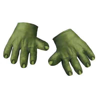Child Marvel Movie The Avengers Hulk Soft Green Monster Costume Accessory Gloves • $19.90