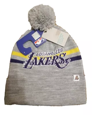 BNWT Official NBA LA Lakers Basketball Pom Pom Beanie Hat. • £9.99