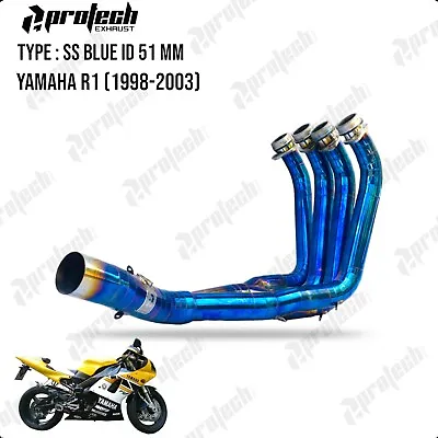Exhaust Yamaha YZF R1 1998-2003 Motorcycle Header Front Link Pipe Muffler • $400