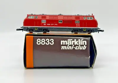 Z Scale Marklin Mini-Club 8833 Swiss AM 4/4 Diesel Locomotive Original Box • $209.99