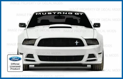 2010 - 2014 Ford Mustang Front Windshield Banner Decal Sticker Graphic GT MGT • $22.96