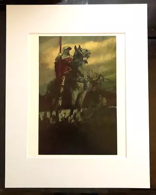 Howard Pyle  The Coming Of Lancaster  11 X 14 Matted Art Print-1908 • $22.49