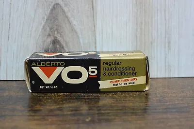 Vintage Alberto VO5 Regular Hairdressing & Conditioner Sample Advertising 1.5 Oz • $7.99