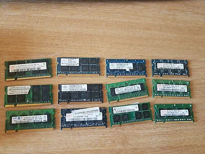 £2.15 • Buy LAPTOP 1GB RAM MEMORY DDR2 PC2-4200 5300 6400 533 667 800 Mhz SODIMM 200pin