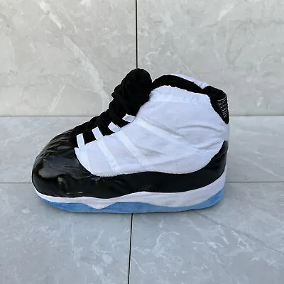£34.75 • Buy Air Jordan 11 High White Blue Style Slippers Sneakers J11 Unisex One Size Uk