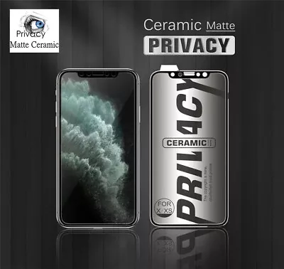 Privacy Matte Ceramic Screen Protector For IPhone 12/13/14/15 PRO/11/X/XR/XS Max • $8.50