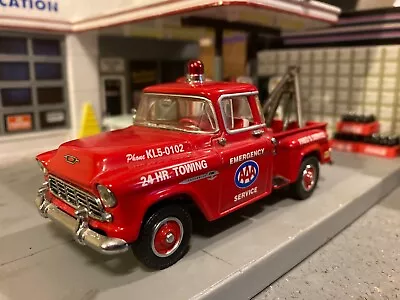 1955 Chevrolet AAA Tow Truck 1:43 Scale Chevy Wrecker Fred’s Service Truck • $22.99