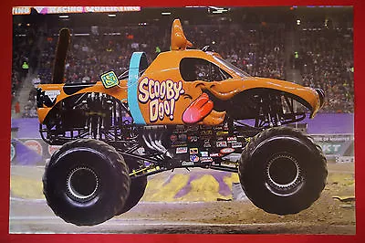 Scooby Doo Monster Jam Truck Sport Racing Collector Rookie Kid Poster 24X36 SDMT • $23.95