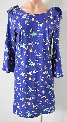 $24 • Buy ASOS Maternity Dress Womens Size 10 Blue Yellow Green Floral Shift New 16.67