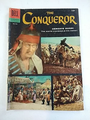 Four Color #690 The Conqueror (1956 Dell) John Wayne Genghis Khan Photo Cover • $18.99