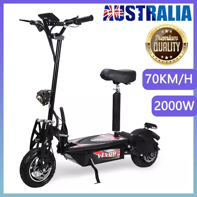 2024 2000W Portable Electric Scooter 70KM/H Off Road Foldable Adult Travel Bike • $449.99