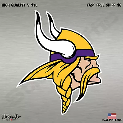 Minnesota Vikings NFL Football Color Logo Sports Decal Sticker-Free Shipping • $1.99