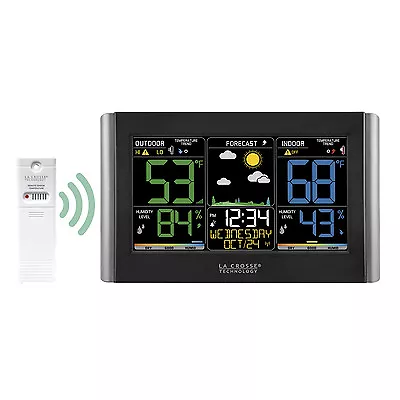 C85845 La Crosse Technology Wireless Color Weather Station With TX141TH-BV3 NIB • $49.95