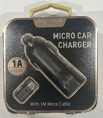 My-Tech Dual USB Car Charger With 1M Micro Cable 1A Output Fast Charging • $8.99