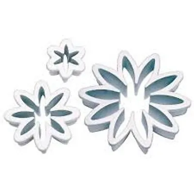 Daisy Flower Cutters X 3 Cake Decorating Icing Sugar Craft Cupcake Party • £4.75