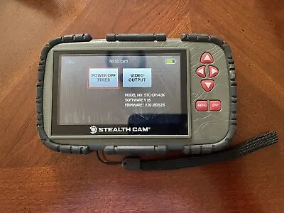 Stealth Cam STC-CRV43X V2 SD Card Reader/Viewer 4.3  Color LCD Touch Screen • $39