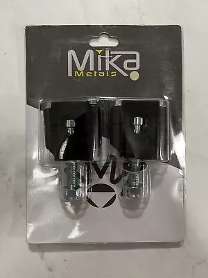 Mika Metals Rubber Mounted Handlebar Clamps 7/8  Black • $57.99