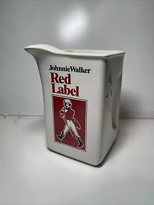 Johnnie Walker Red Label Vintage Scotch Whisky Ceramic  Jug VGC (2-166) • $69.99