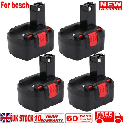 £13.91 • Buy 4X For Bosch 14.4V Battery 4800mAH BAT140 BAT038 BAT040 2607335533 PSR1440 Ni-MH