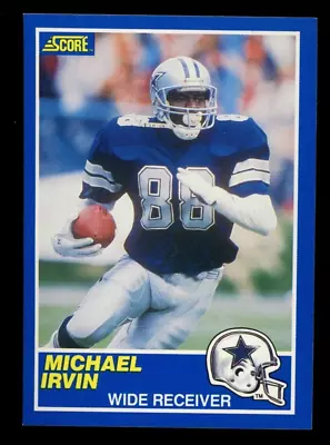MICHAEL IRVIN ROOKIE CARD 1989 Score Dallas Cowboys Football NFL RC • $5.95