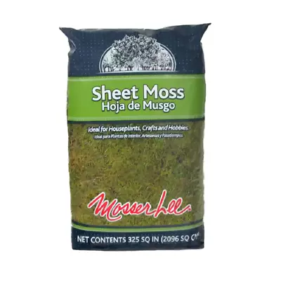 Mosser Lee 325 Sq. In. Sheet Moss Soil Cover For Houseplants Crafts & Hobbies • $9.99