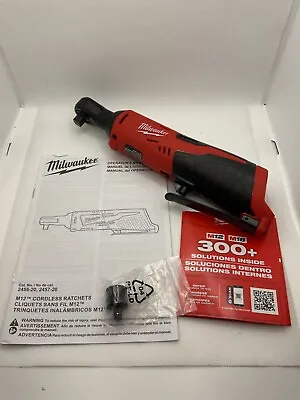 Milwaukee 2457-20 M12 12V Cordless Lithium-Ion 3/8 In. Ratchet (Tool Only) • $86.75
