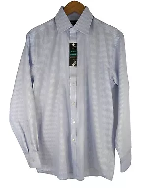 M&S Tailoring Cotton Shirt Ultimate Non Iron Soft Touch Size 37/14.5 • £12.39