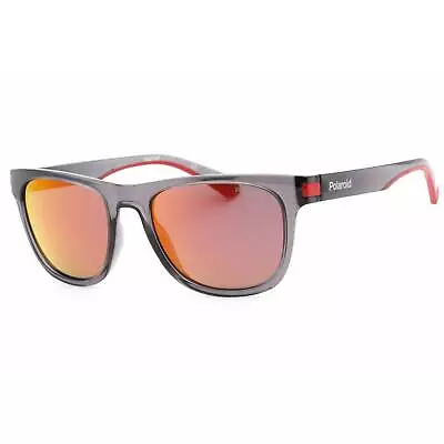 Polaroid Core Men's Sunglasses Grey Red Frame Red Ml Pz Lens PLD 2122/S 0268 OZ • $34.45