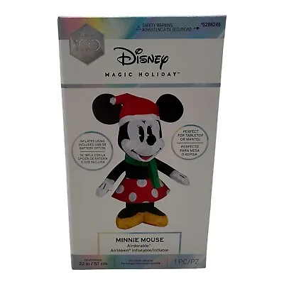 Disney Minnie Mouse Airdorable Airblown Inflatable Indoor 22 In Christmas Gemmy • $13.59