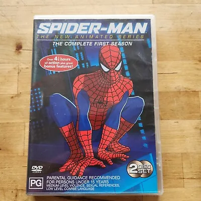 Spider-Man The New Animated Series - Season 1 DVD Region 4 PAL VG Condition • $8.50