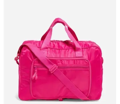 Vera Bradley Packable Weekender Peony Pink NWT LAST ONE • $49.99