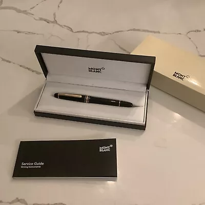 100% ORIGINAL Montblanc Meisterstuck 145 Chopin Fountain Pen 14K Nib Gold Trim. • $127.50