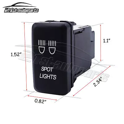 For Toyota FJ Cruiser Fortuner USB CHARGE FOG LIGHT SWITCH LED LIGHT BAR Switch • $8.49