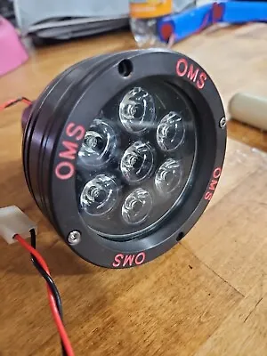 OMS 7 Bulb Led Canister Dive Light - Light In Wire Only- Tested Works • $199.99