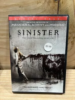 Sinister (DVD 2012) Former Rental • $6.75