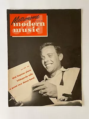 Metronome Magazine June 1947 Dick Haymes Cover • $29.99