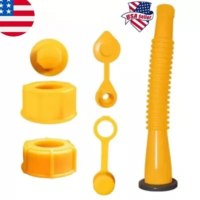 Replacement Gas Can Spout Nozzle Vent Kit For Plastic Gas Cans Old Style Cap • $5.49