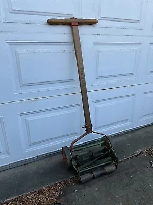 Rare Vintage Folbate Wooden Handle Push Reel Lawn Mower Model S2 Made In England • $179.99