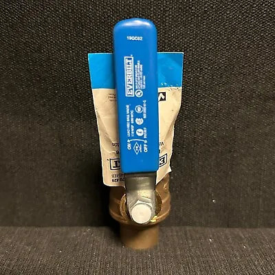 Brass Ball Valve 3/4  Solder X Solder 870429 EVERBILT 107-454EB Lead Free • $12.50