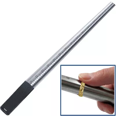 Premium Steel Ring Mandrel Graduated 1-16 Marked Sizes Jewelry Sizing Tool Stick • $16.98