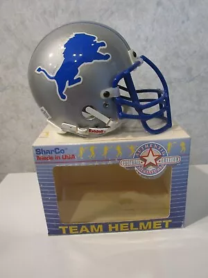 Vintage Authentic Sharco Riddell Detroit Lions Mini Helmet New In Box • $89.99