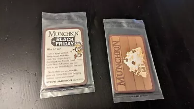 Munchkin Black Friday Pack Booster 5 Card Expansion Steve Jackson • $3.99