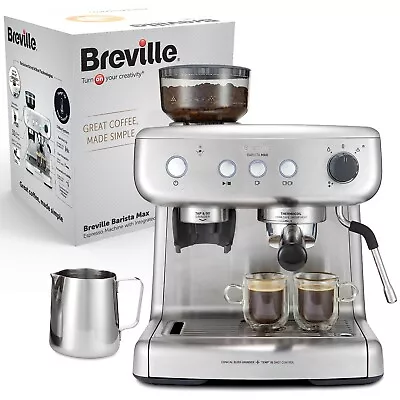 BREVILLE VCF126X  Barista Max Coffee Machine - Stainless Steel • £295